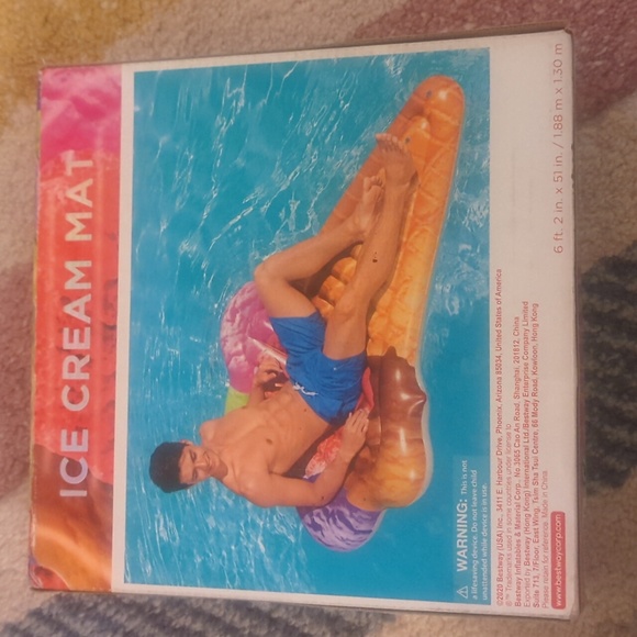 Ice Cream Cone Pool Float - Picture 2 of 2